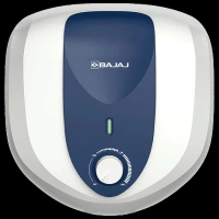 BAJAJ Armor Series Pentacle 10 Litre 5 Star Vertical Storage Geyser with Swirl Flow Technology (White and Blue)