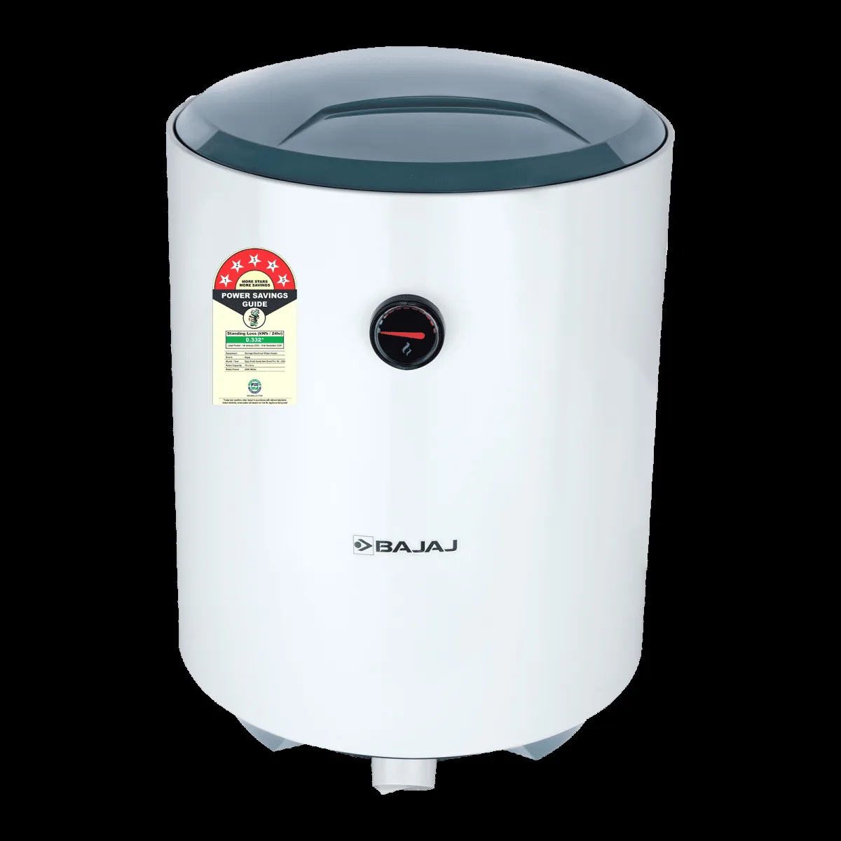 BAJAJ Shield New Shakti Pro 10 Litre Vertical Storage Geyser with Swirlflow Technology (White)