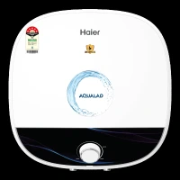 Haier ES15V-AQUALAD 15 Litre 5 Star Vertical Storage Geyser with Bacteria Proof System (Black)