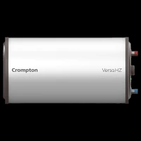 Crompton Versa Hz RHS 10 Litre 3 Star Horizontal Storage Geyser with Powerful Heating Element (Ivory)