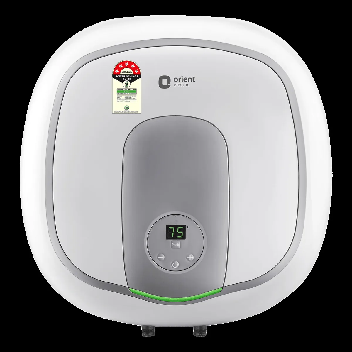 Orient Aquator IoT 25 Litres 5 Star Vertical Storage Geyser with Whirlflow Technology (White)