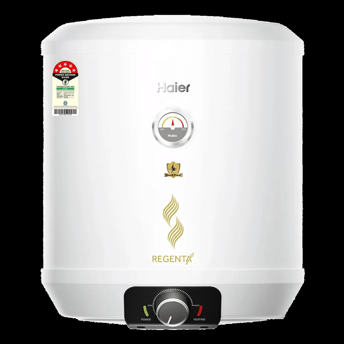 Haier REGENTA 15 Litre 5 Star Vertical Storage Geyser with RSC Technology (White)