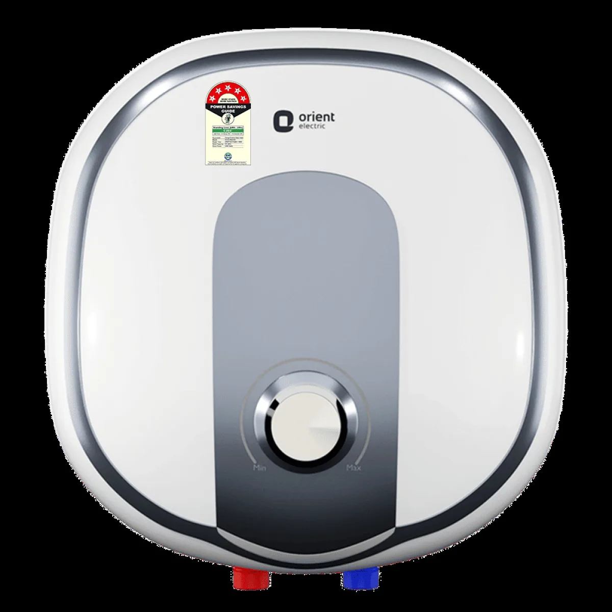 Orient Aquator 25 Litre 5 Star Vertical Storage Geyser with Whirlflow Technology (White)