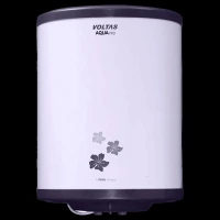 VOLTAS Aqua Pro 15 Litre 5 Star Vertical Storage Geyser with 6 Level Safety Feature (Grey)
