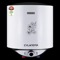 USHA Cylandra 15 Litre 5 Star Vertical Storage Geyser with Whirl Flow Technology (White)