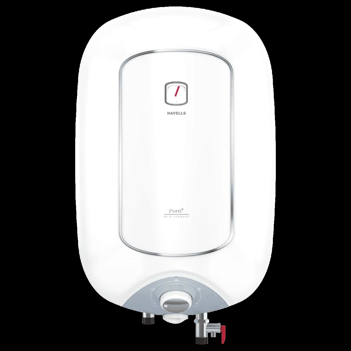 HAVELLS Puro Plus 25 Litre 4 Star Vertical Storage Geyser with High Density PUF Insulation (White)