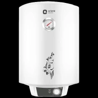 Orient Urja Plus 10 Litre 4 Star Vertical Storage Geyser with Glassline Coated Steel Tank (White and Black)