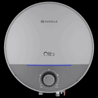HAVELLS Otto 25 Litre 5 Star Vertical Storage Geyser with Whirl Flow Technology (Silver Grey)