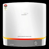 V-GUARD LUXECUBE ELITE 25 Litre 5 Star Vertical Storage Water Geyser with Advanced Thermocline Technology (White)