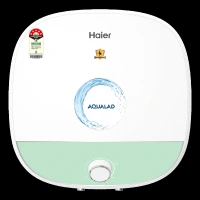 Haier ES15V-AQUALAD 15 Litre 5 Star Vertical Storage Geyser with Bacteria Proof System (Green)