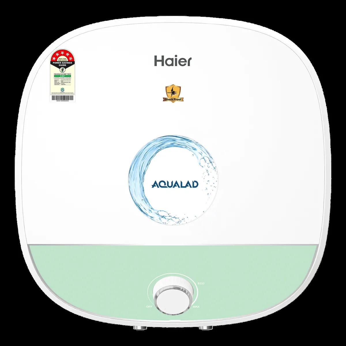 Haier ES25V-AQUALAD 25 Litre 5 Star Vertical Storage Geyser with Bacteria Proof System (Green)