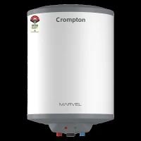 Crompton Marvel 6 Litre Vertical Storage Geyser with Anti-Scale Technology (White)