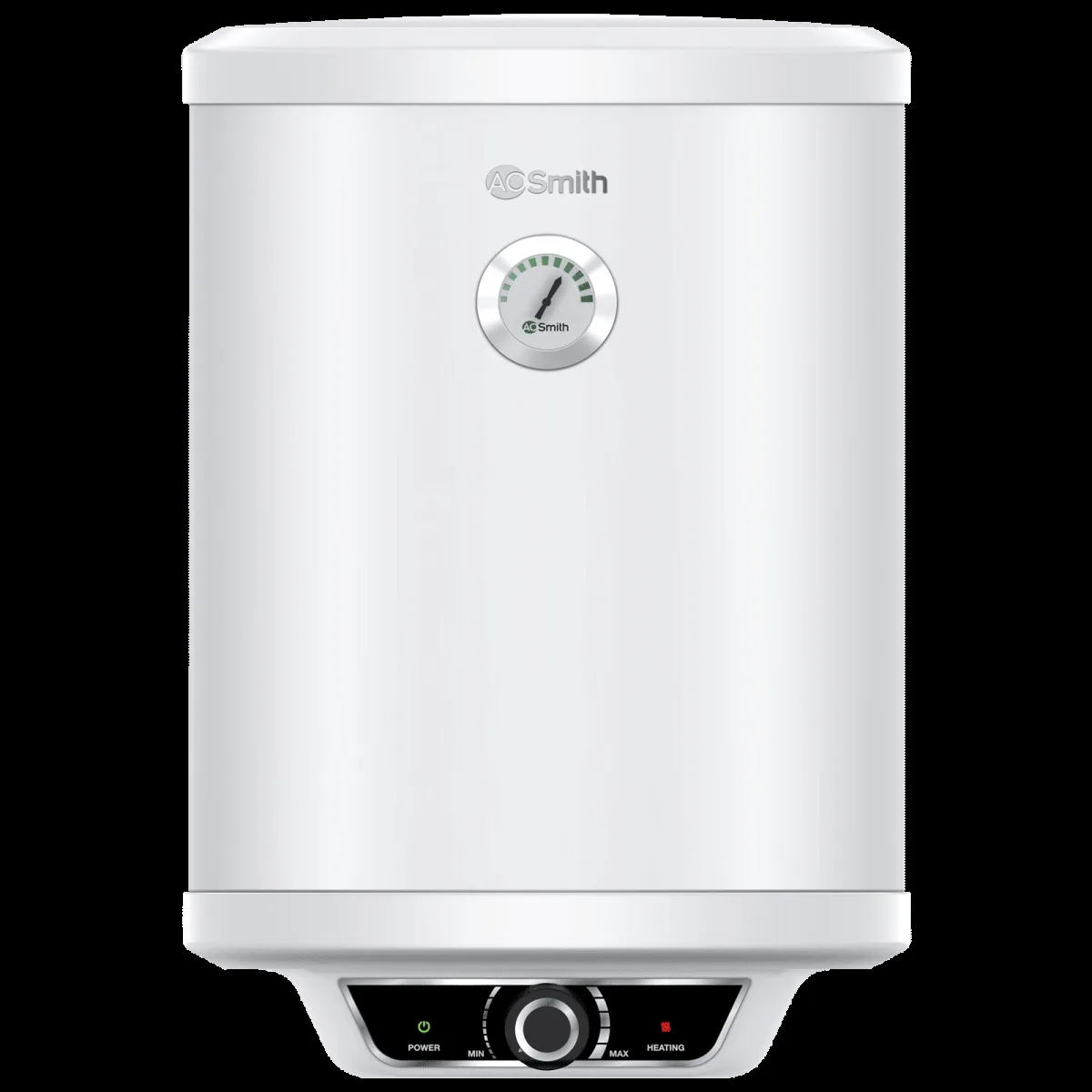 AO Smith Elegance Prime 15 Litre 5 Star Vertical Storage Geyser with Innovative RRID Technology (White Silver)