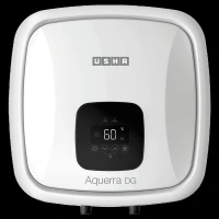 USHA Aquerra DG 10 Litre 5 Star Vertical Storage Geyser with Thermal Cutoff (White)