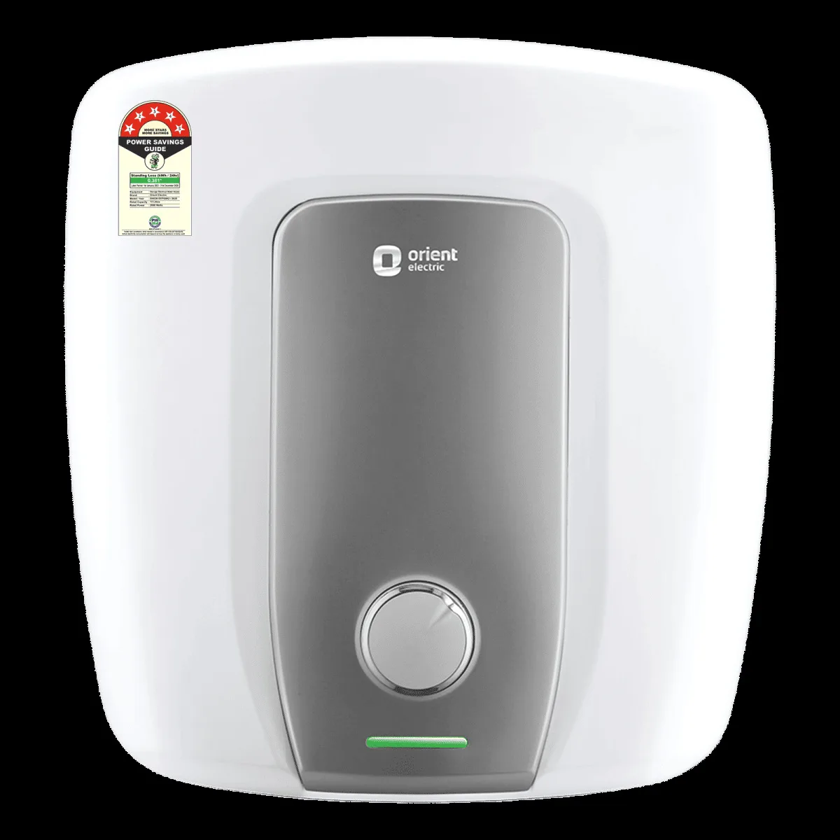 Orient Aquator Neo 15 Litre 5 Star Vertical Storage Geyser with Duron Heating Technology (White)