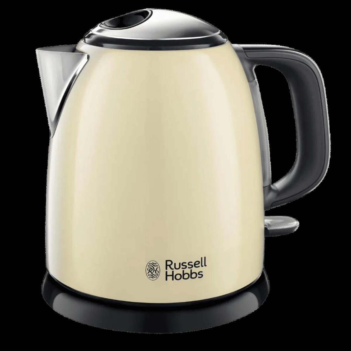 Russell Hobbs Colours Plus 2400 Watt 1 Litre Electric Kettle with Anti Scale Filter (Cream)