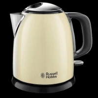 Russell Hobbs Colours Plus 2400 Watt 1 Litre Electric Kettle with Anti Scale Filter (Cream)