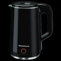 morphy richards Black Beauty 1350 Watt 1.5 Litre Electric Kettle with Auto Shut Off (Black)