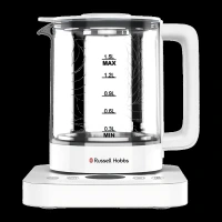 Russell Hobbs AuraLite 800 Watt 1.5 Litre Electric Kettle with Auto Shut Off (White)