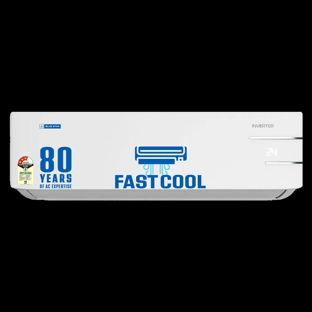Blue Star Y Series 5 in 1 Convertible 1.5 Ton 3 Star Inverter Split AC with DigiQ Penta Sensor ( Copper Condenser, IE318YKU)