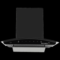 FABER FLORENCE IN FL SC HC BK 60cm 1200m3/hr Ducted Auto Clean Wall Mounted Chimney with Motion Sensor Control (Black)