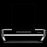 FABER PINNACLE FL HC BK 60 60cm 1500m3/hr Ducted Auto Clean Wall Mounted Chimney with Touch and Gesture Control (Black)