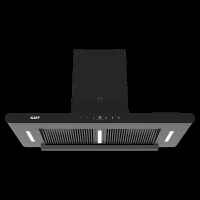 KAFF CANARY DC 90cm 1480m3/hr Ducted Auto Clean Wall Mounted Chimney with Gesture Motion Control (Matte Black)