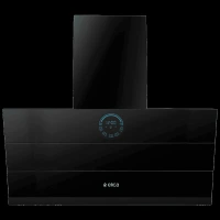 elica EFL 108 HAC LTW VMS 90cm 1350m3/hr Ducted Auto Clean Wall Mounted Chimney with Palm Sensor Control (Black)