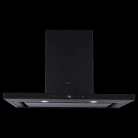 elica ISMART SPOT H4 EDS LTW 90 NERO 90cm 1425mÃÂ³/hr Ducted Wall Mounted Chimney with Motion Sensor Control (Black)