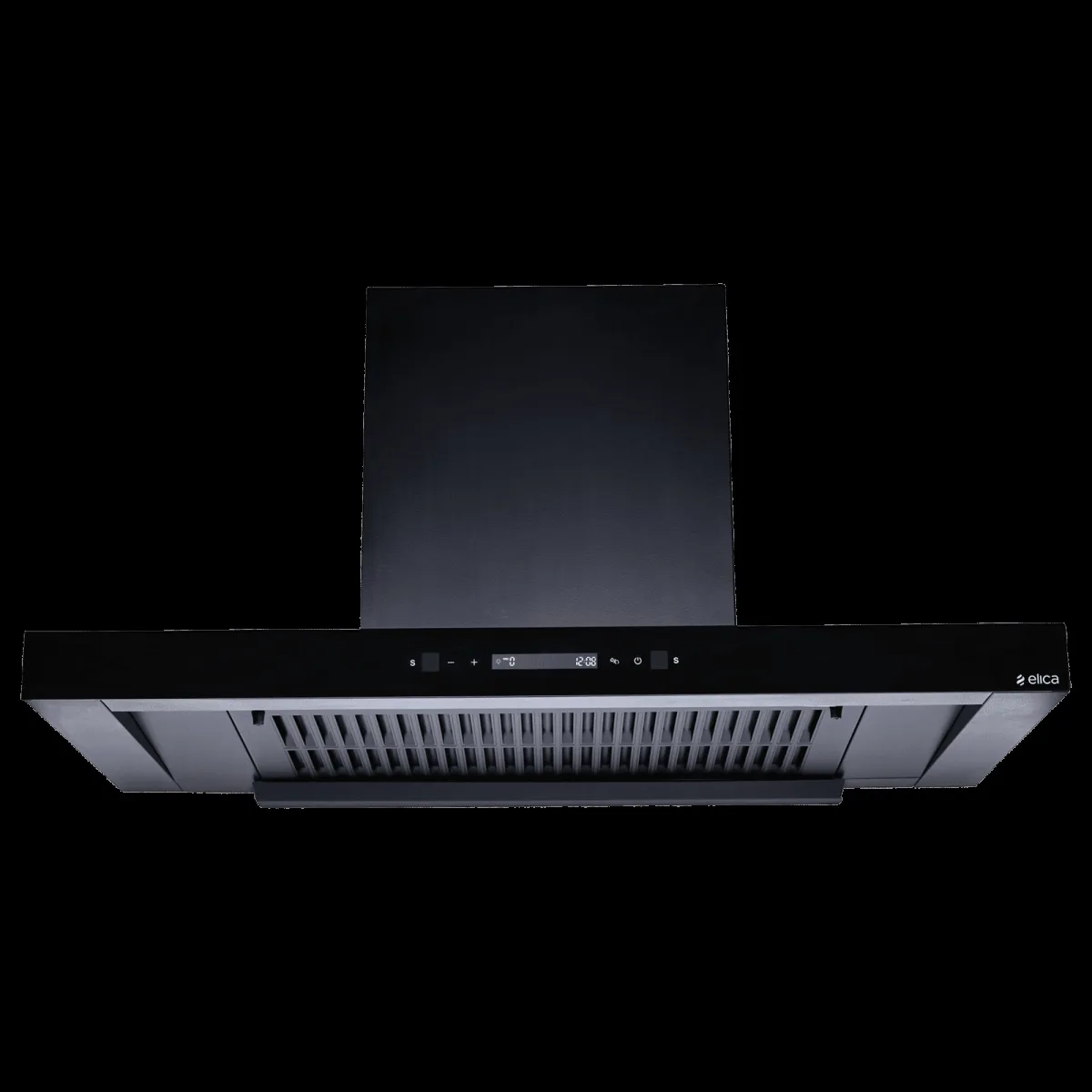 elica FL T90 BLDC HAC LTW MS NERO 90cm 1500m3/hr Ducted Auto Clean Wall Mounted Chimney with Motion Sensor (Black)