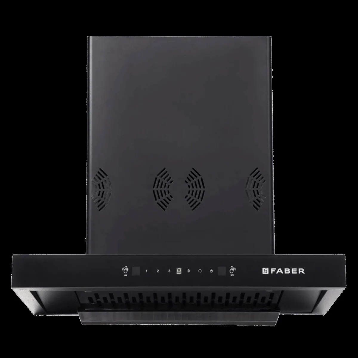 FABER HOOD SILENCIO BLDC HC SC FL BK IN 60 T 60cm 1500m3/hr Ducted Auto Clean Wall Mounted Chimney with Touch and Gesture Control (Black)