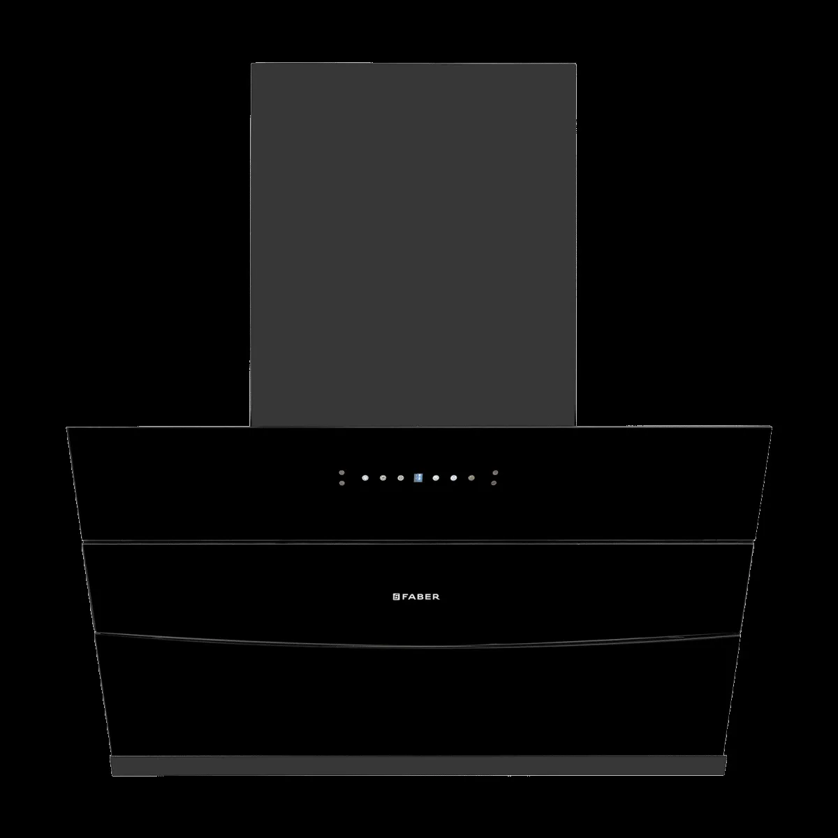 FABER HOOD BOLT TURBO FL SW SC BLDC BK IN 90cm 1800m3/hr Ducted Auto clean Wall Mounted Chimney with Touch & Gesture Control (Black)