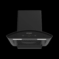 FABER HOOD ENIGMA BLDC HC SC FL BK IN 60cm 1600m3/hr Ducted Auto Clean Wall Mounted Chimney with Gesture Control (Black)