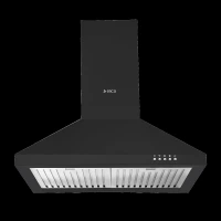 elica AH PLUS 260BF NERO 60cm 1600m3/hr Ducted Wall Mounted Chimney with Baffle Filters (Black)