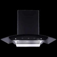 elica WDFL 906 HAC LTW MS NERO 90cm 1200m3/hr Ducted Auto Clean Wall Mounted Chimney with Motion Sensor Control (Black)