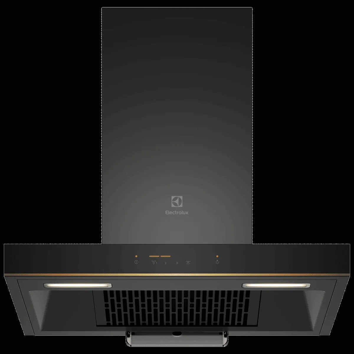 Electrolux UltimateTaste 500 60cm 1350m3/hr Ducted Auto Clean Wall Mounted Chimney with Centrifugal Motor (Black)