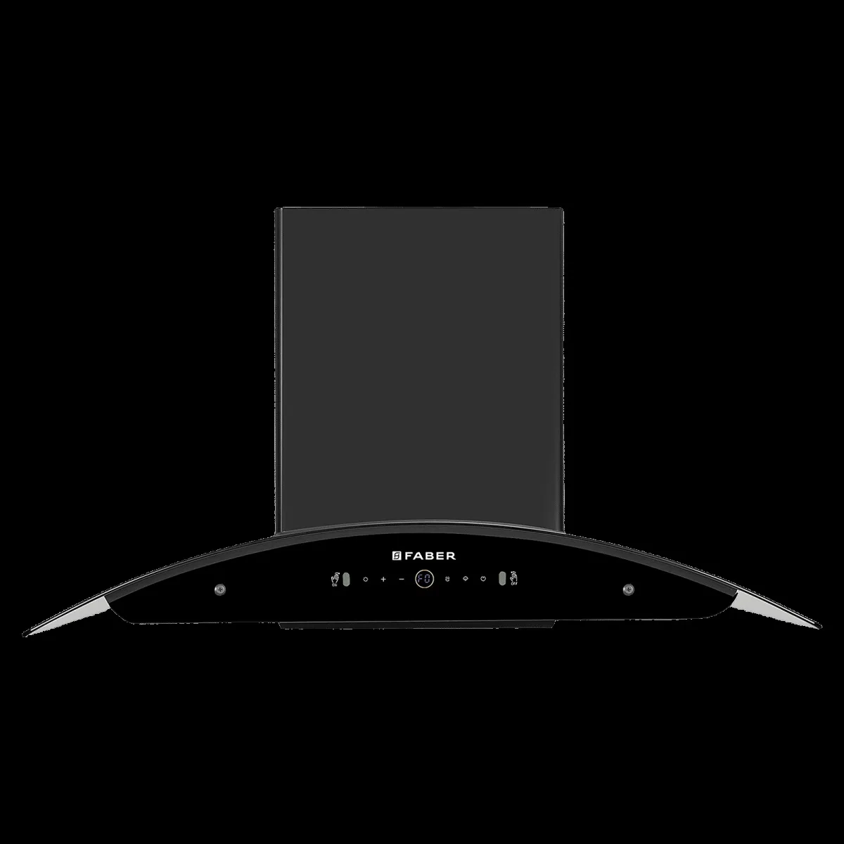 FABER ENIGMA BLDC HC SC BK 90 90cm 1500m3/hr Ducted Auto Clean Wall Mounted Chimney with Gesture and Remote Control (Black)