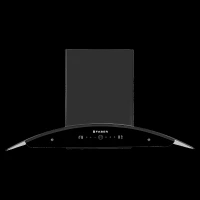 FABER ENIGMA BLDC HC SC BK 90 90cm 1500m3/hr Ducted Auto Clean Wall Mounted Chimney with Gesture and Remote Control (Black)