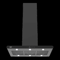 KAFF CANARY DC 90cm 1480m3/hr Ducted Auto Clean Ceiling Mounted Chimney with Gesture Motion Control (Black)