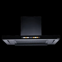 elica T90 MAX HS ORG FL HAC LTW MS NERO 90cm 1600m3/hr Ducted Auto Clean Wall Mounted Chimney with Motion Sensor (Black)