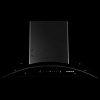 FABER ELLORA 3D IN HC SC BF BK 75 75cm 1400m3/hr Ducted Auto Clean Wall Mounted Chimney with Odor Sensing Technology (Black)