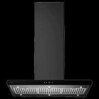 KAFF CANARY DHC BF 90 IS 90cm 1200m3/hr Ducted Wall Mounted Chimney with Baffle Filter (Black)