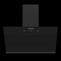 FABER AETHER BLDC HC SC BK 90 90cm 1500m3/hr Ducted Auto Clean Wall Mounted Chimney with Gesture and Remote Control (Black)