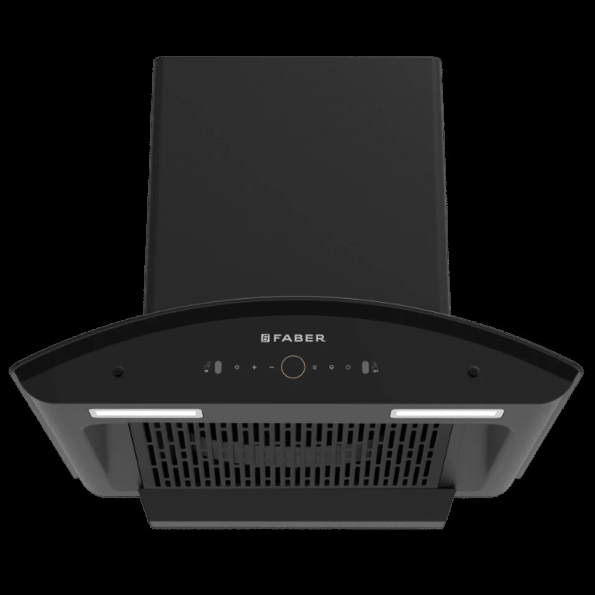 FABER ENIGMA BLDC HC SC BK 60 60cm 1500m3/hr Ducted Auto Clean Wall Mounted Chimney with Gesture and Remote Control (Black)