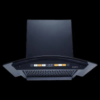 elica WD SMART BLDC FL 600 HAC LTW MS NERO 60cm 1600m3/hr Ducted Auto Clean Wall Mounted Chimney with Motion Sensor (Black)