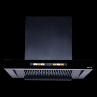 elica T60 SMART BLDC FL HAC LTW MS NERO 60cm 1600m3/hr Ducted Auto Clean Wall Mounted Chimney with Motion Sensor (Black)
