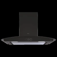 elica ISMART GLACE FL HAC 90 LTW NERO 90cm 1425m3/hr Ducted Auto Clean Wall Mounted Chimney with Motion Sensor (Black)