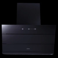 elica EFL 3V 901 HAC LTW MS NERO 90cm 1325m3/hr Ductless Cabinet/Hob Mounted Chimney with Motion Sensor Control (Black)