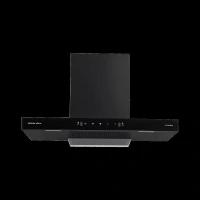Kutchina Nesta 75cm 1400m3/hr Ducted Auto Clean Wall Mounted Chimney With Wave Sensor (Black)
