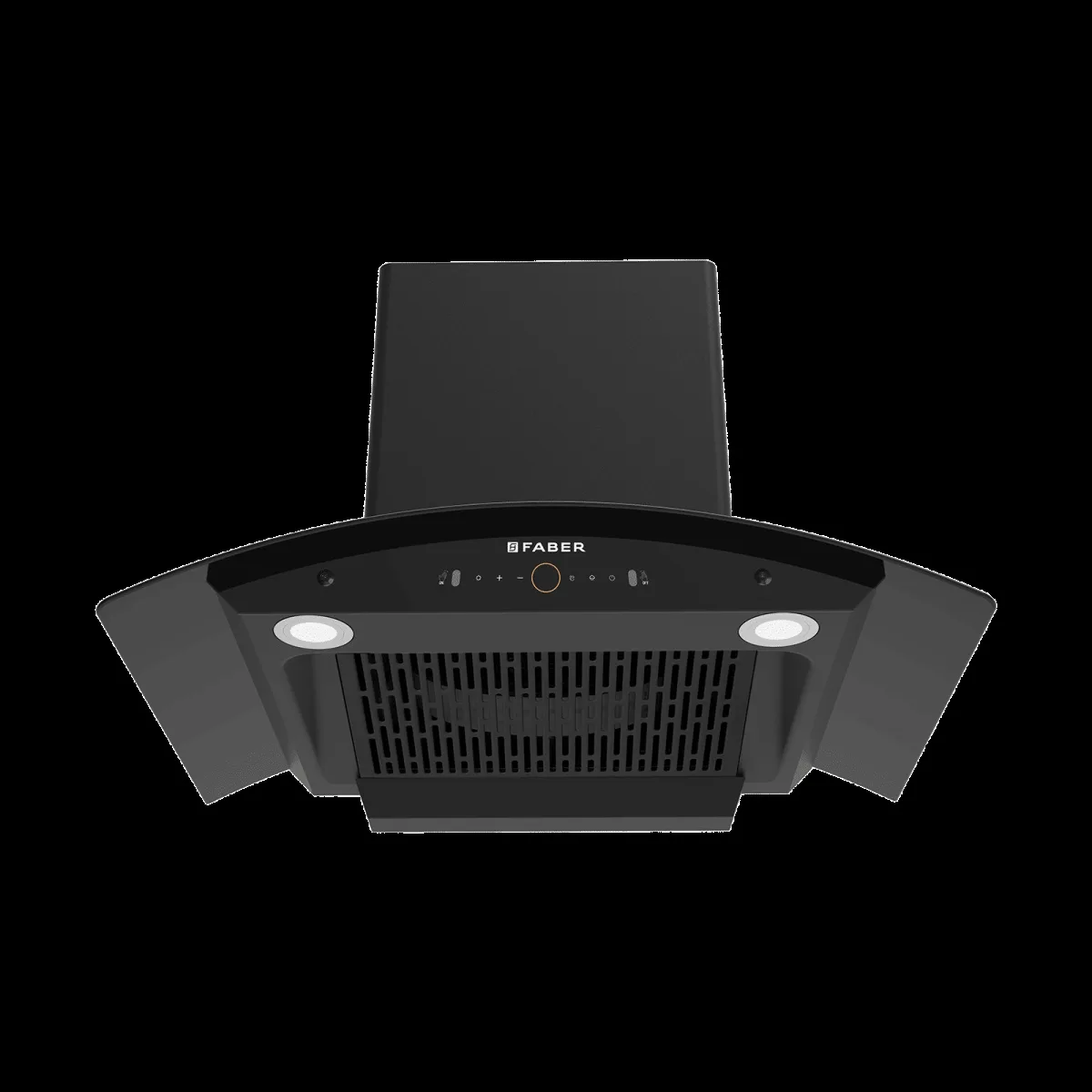FABER HOOD ENIGMA BLDC HC SC FL BK IN 75cm 1600m3/hr Ducted Auto Clean Wall Mounted Chimney with Gesture Control (Black)